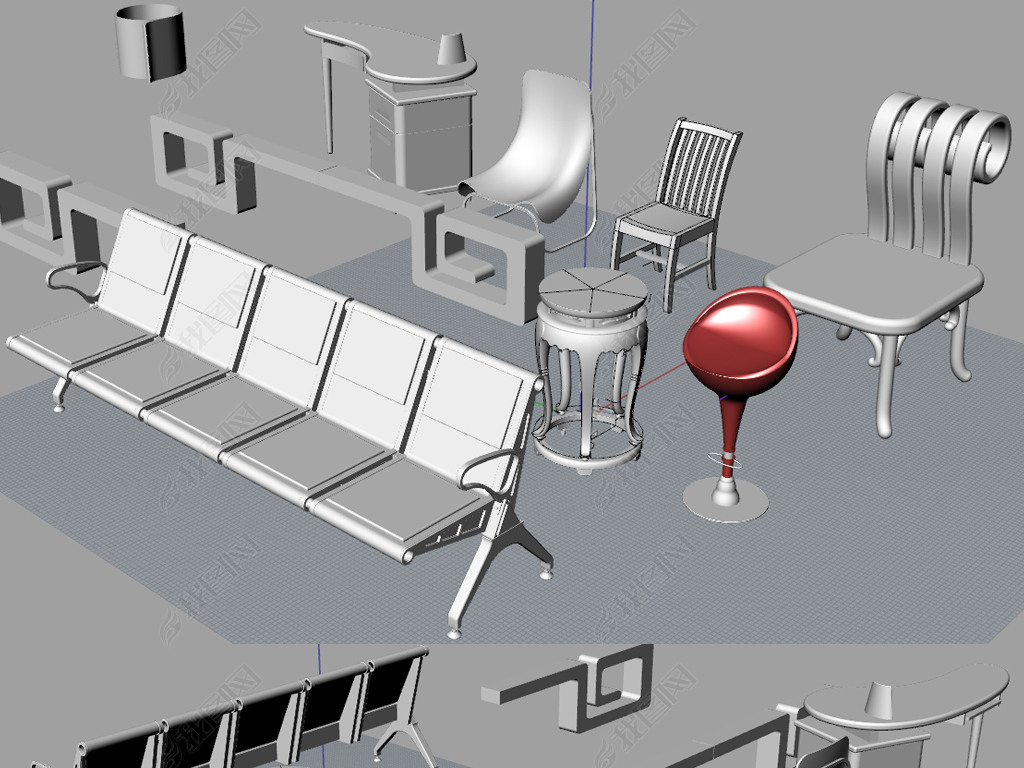 3D吧台椅建模制作全流程解析，从创意到实现的匠心之旅，3D吧台椅建模制作，从创意到实现的匠心之旅